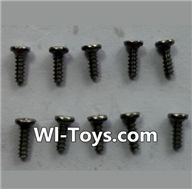 Wltoys 24438 Parts-Countersunk head Self-tapping screws(10pcs)-M1.7x5-24438-0300,1/24 Wltoys 24438 RC Car Spare Parts Replacement Accessories